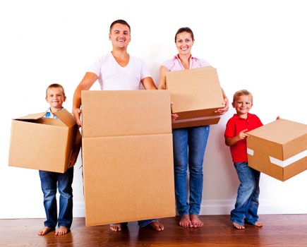 Office removal preparation in a central London business property