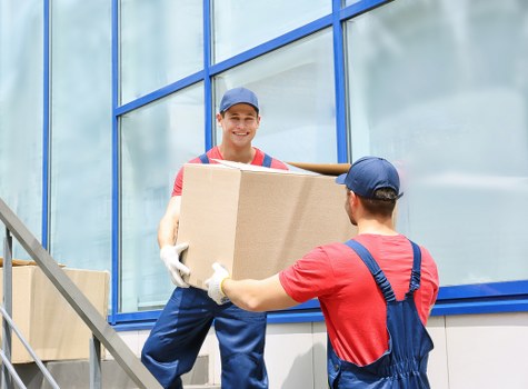 Team reviewing modern slavery compliance measures in a Belgravia removal company