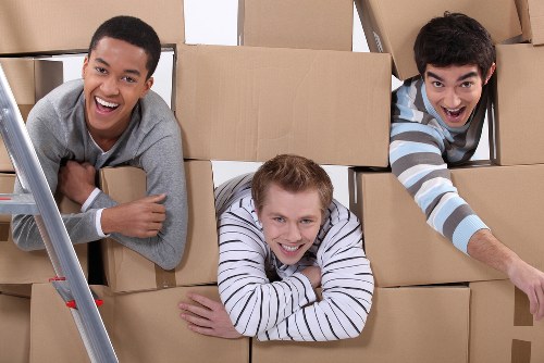 Professional packing materials and careful box preparation for a Belgravia move