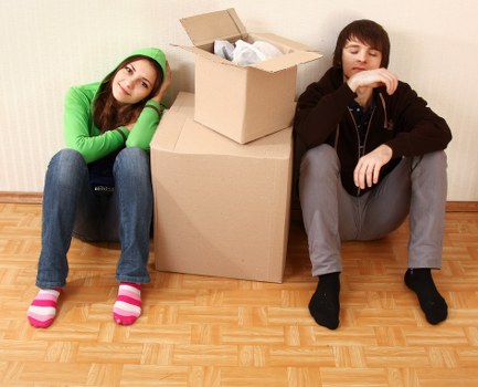 Packed boxes and protective wrapping ready for a Belgravia home move
