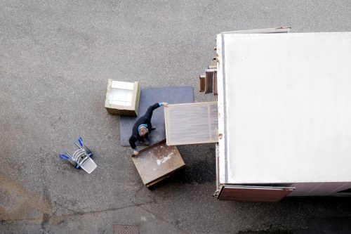 Professional removals team handling a Belgravia home move with care