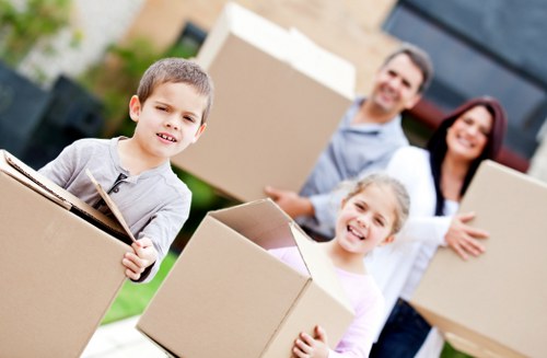 Movers handling high-value belongings during a Belgravia move