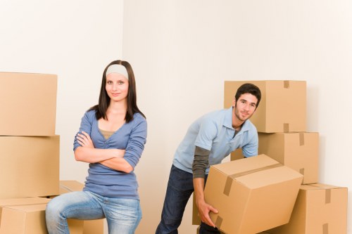Secure handling of office files and equipment during a Belgravia relocation