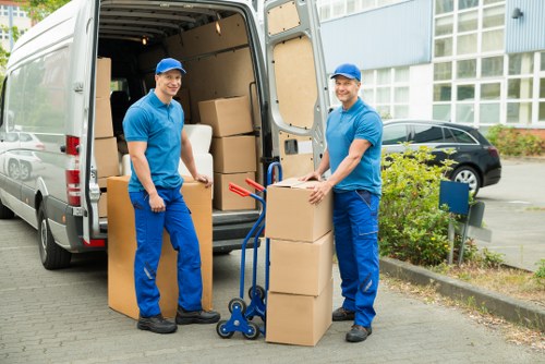 Professional removal company ensuring safety on moving day