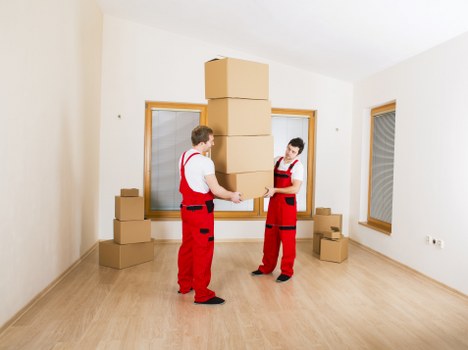 Packed removal van ready for a Belgravia home or office move