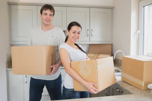 Trained movers handling items with care in Belgravia